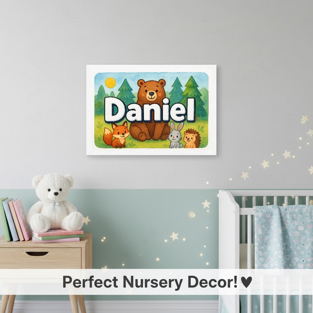 Personalized name art for Daniel