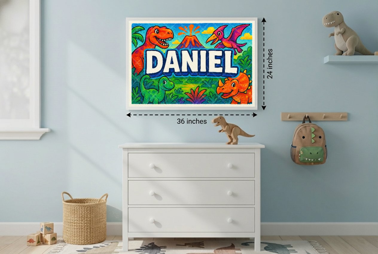 Personalized name art for Daniel