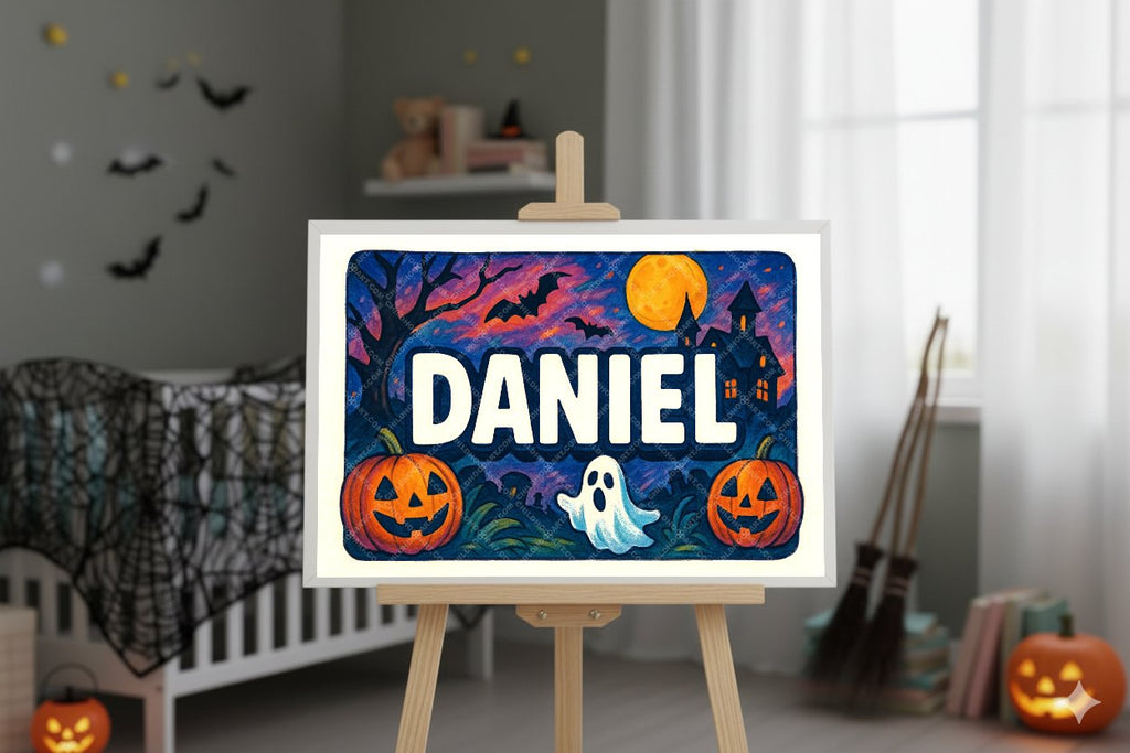 Personalized name art for Daniel