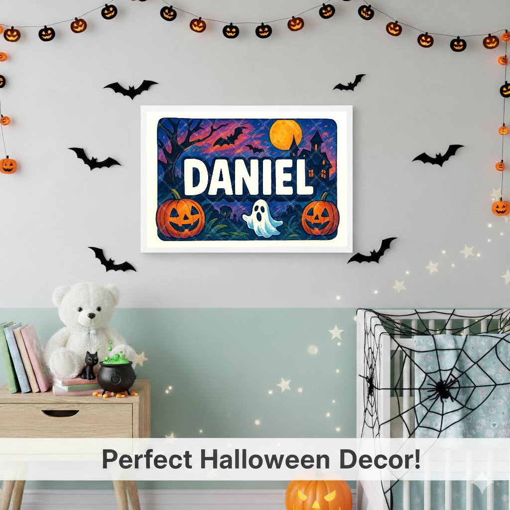 Personalized name art for Daniel