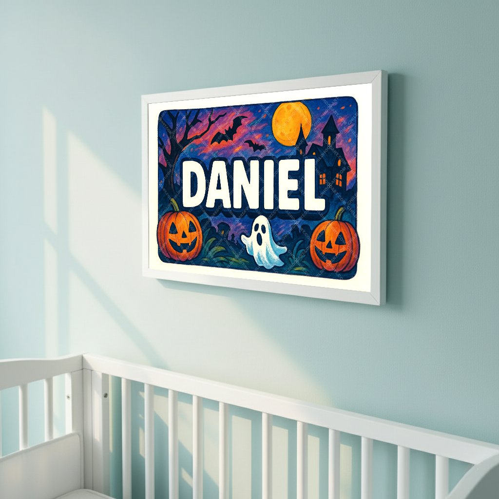 Personalized name art for Daniel
