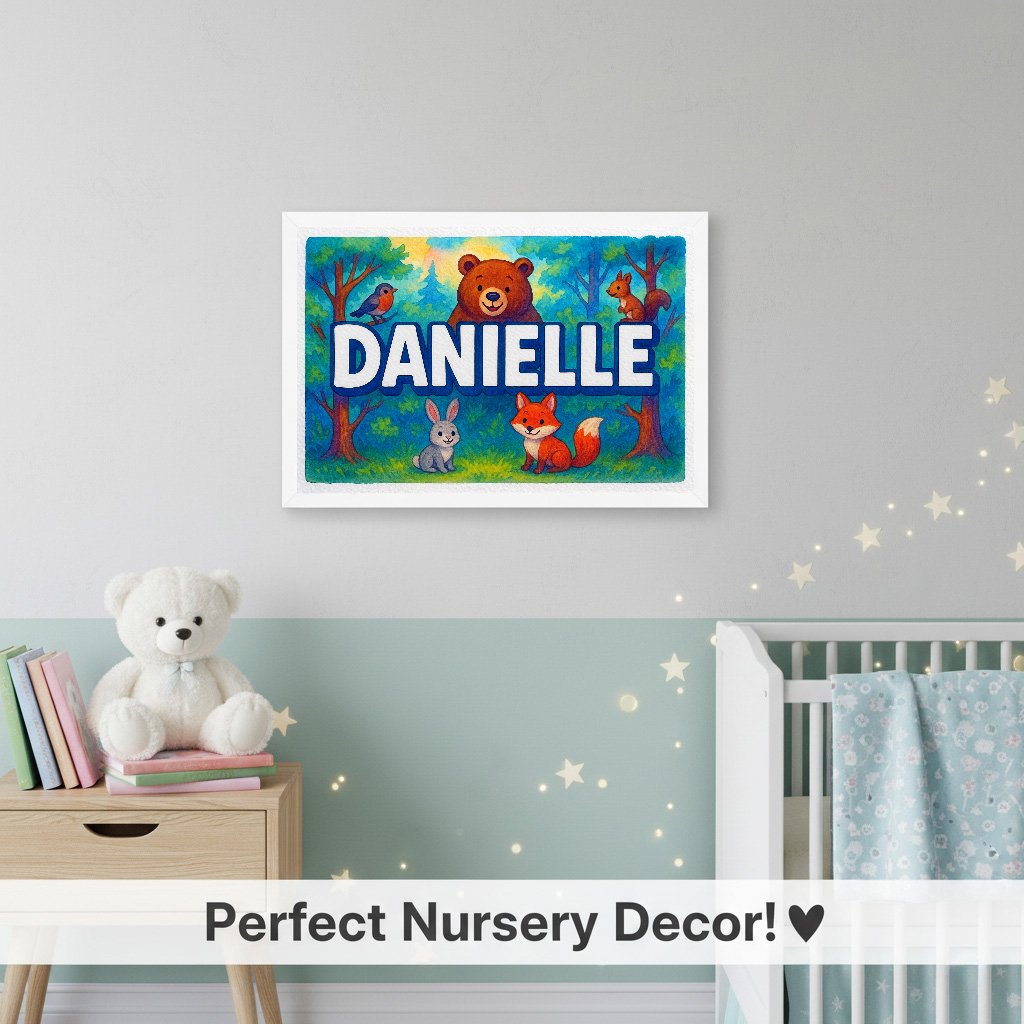 Personalized name art for Danielle
