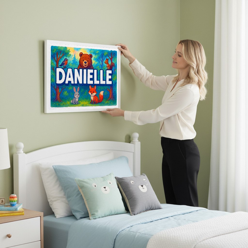Personalized name art for Danielle
