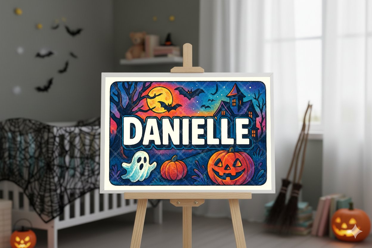 Personalized name art for Danielle