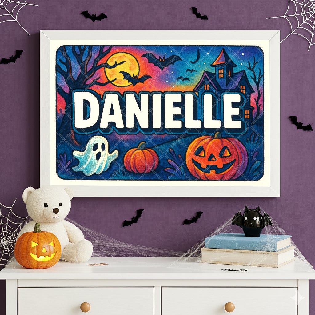 Personalized name art for Danielle