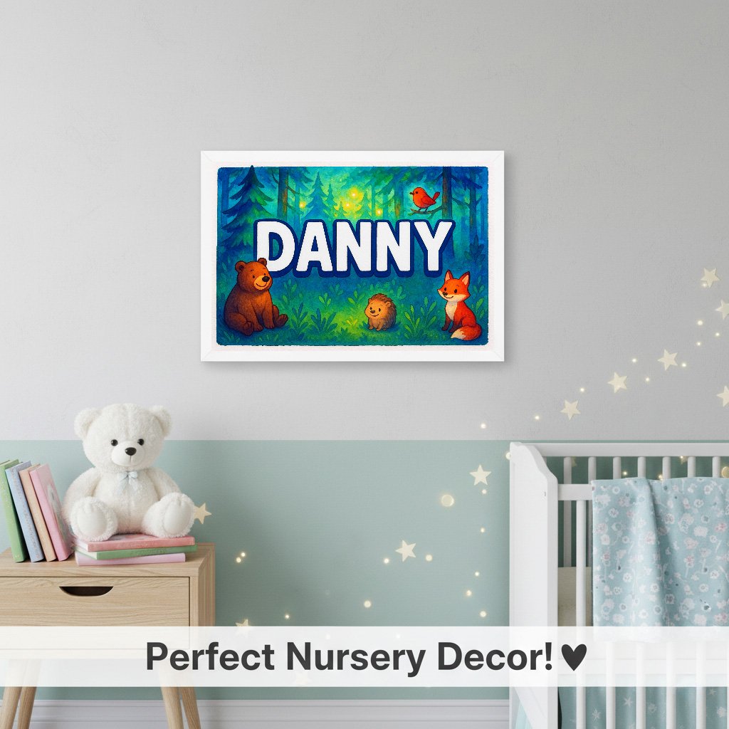 Personalized name art for Danny
