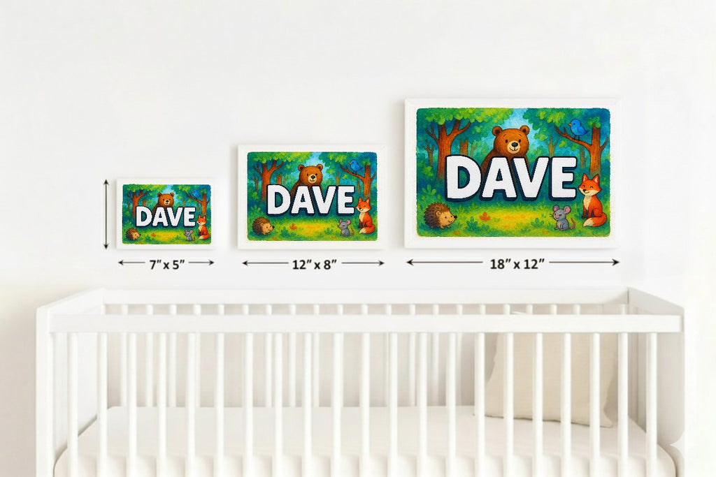 Personalized name art for Dave