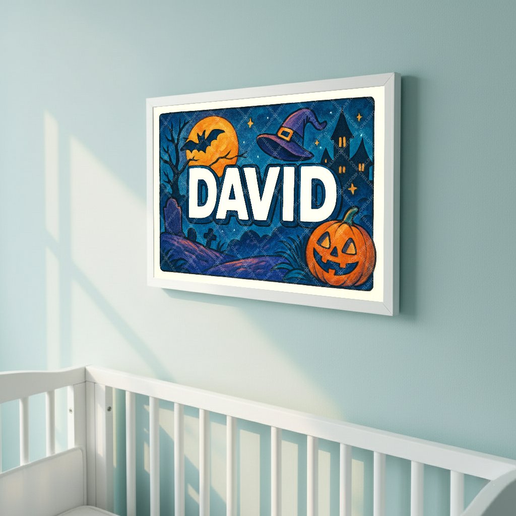 Personalized name art for David