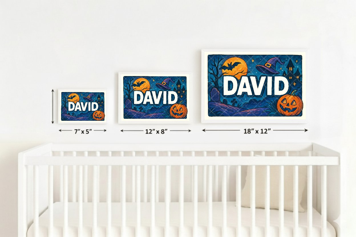 Personalized name art for David
