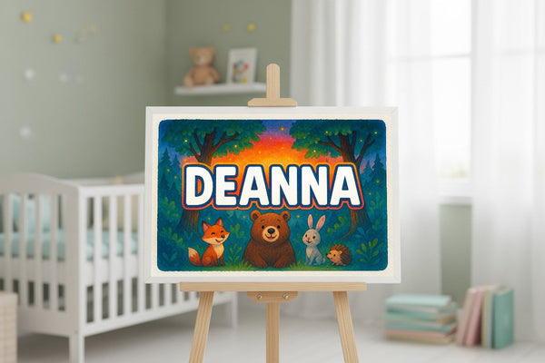 Deanna’s Personalized Forest Friends Art