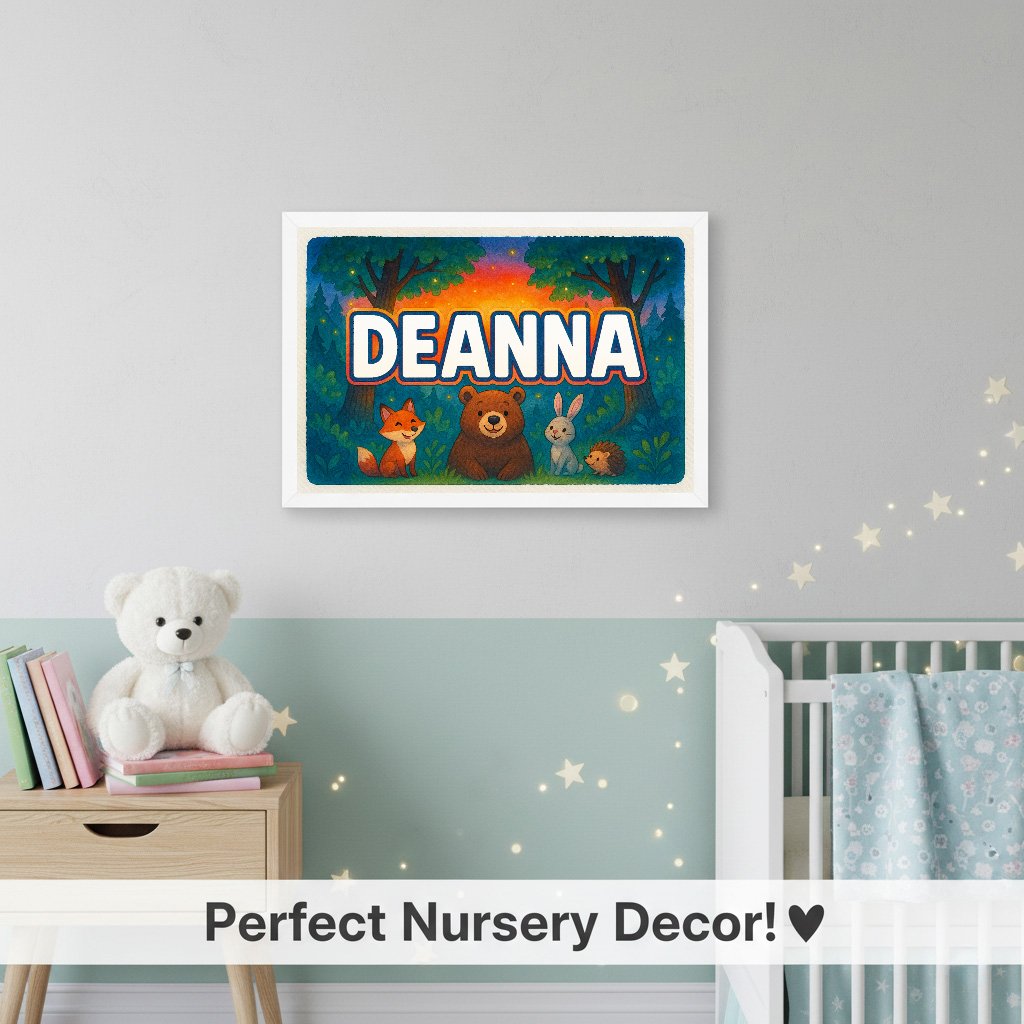 Personalized name art for Deanna