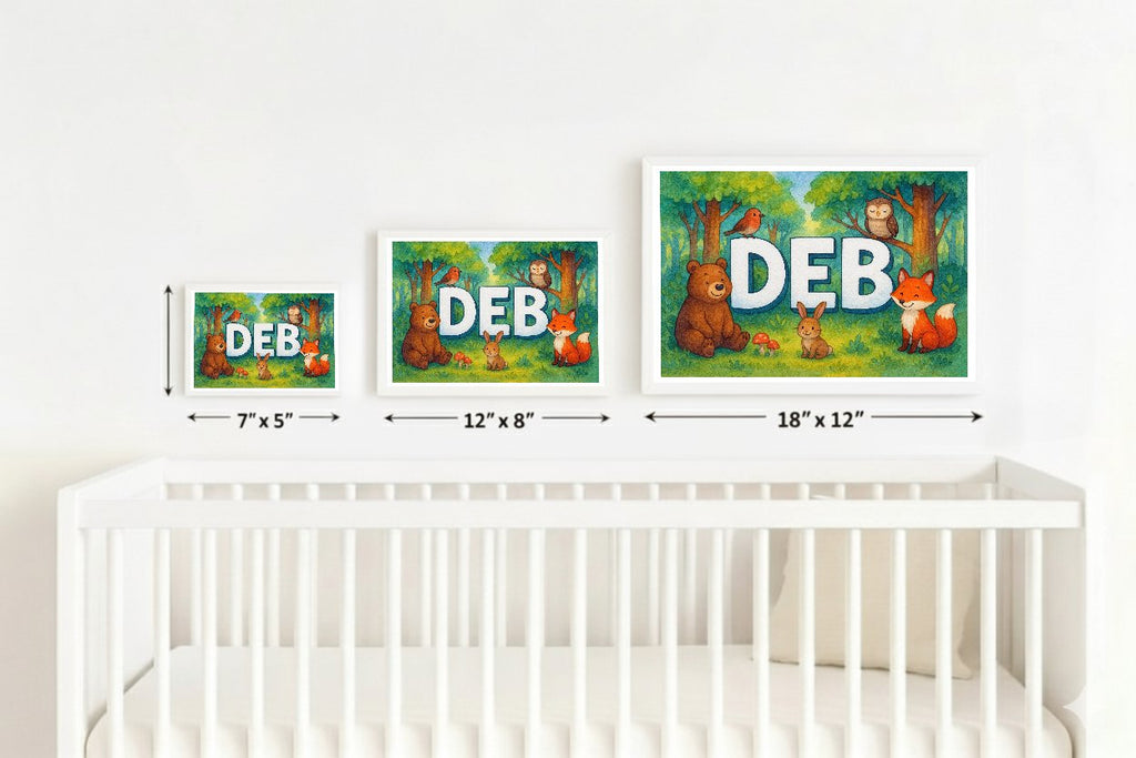 Personalized name art for Deb