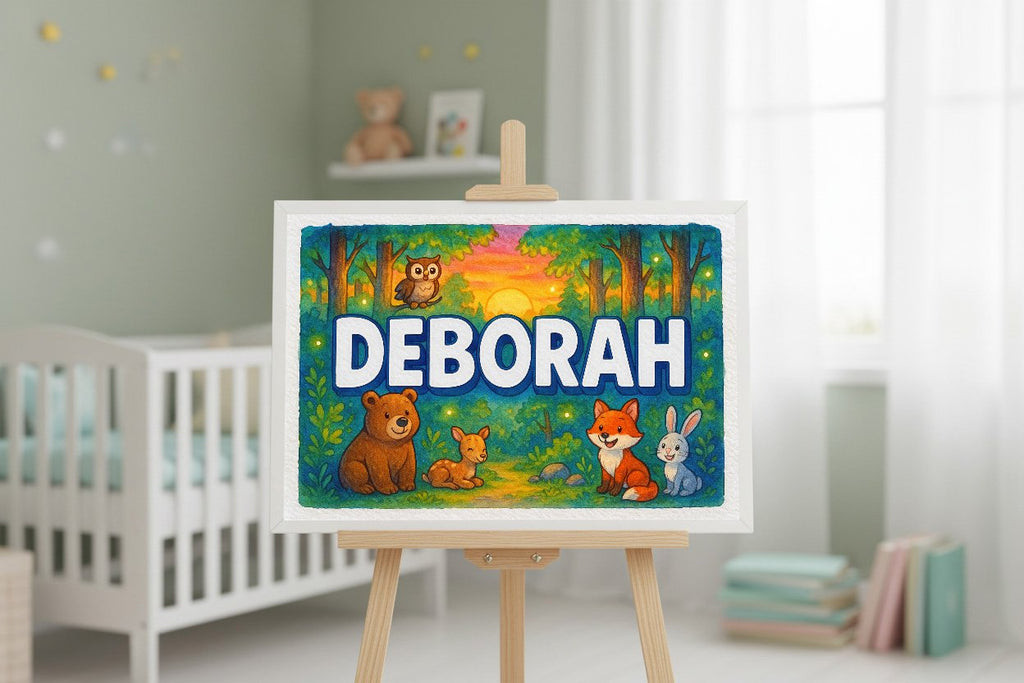 Personalized name art for Deborah