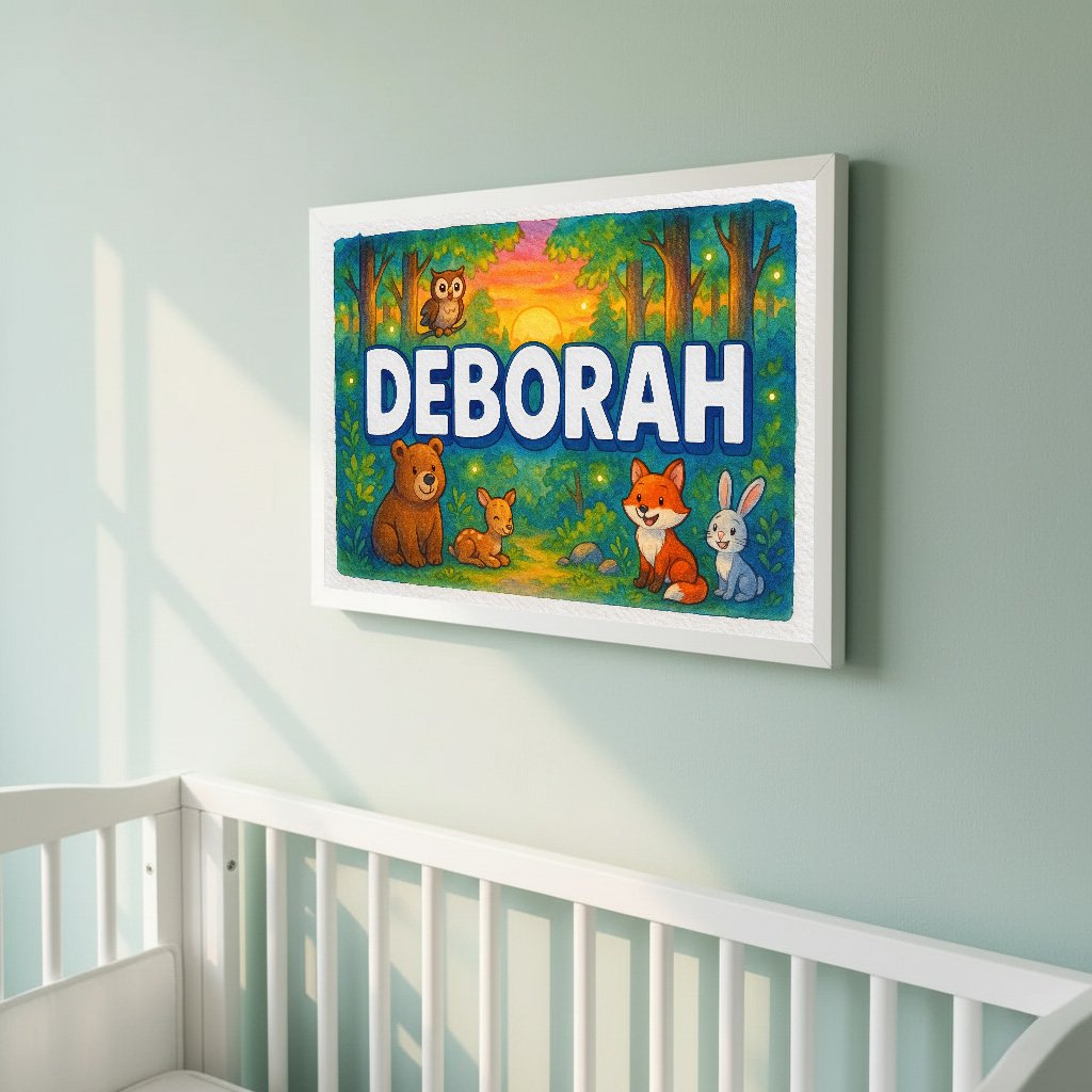 Personalized name art for Deborah