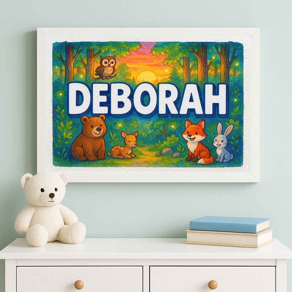 Personalized name art for Deborah