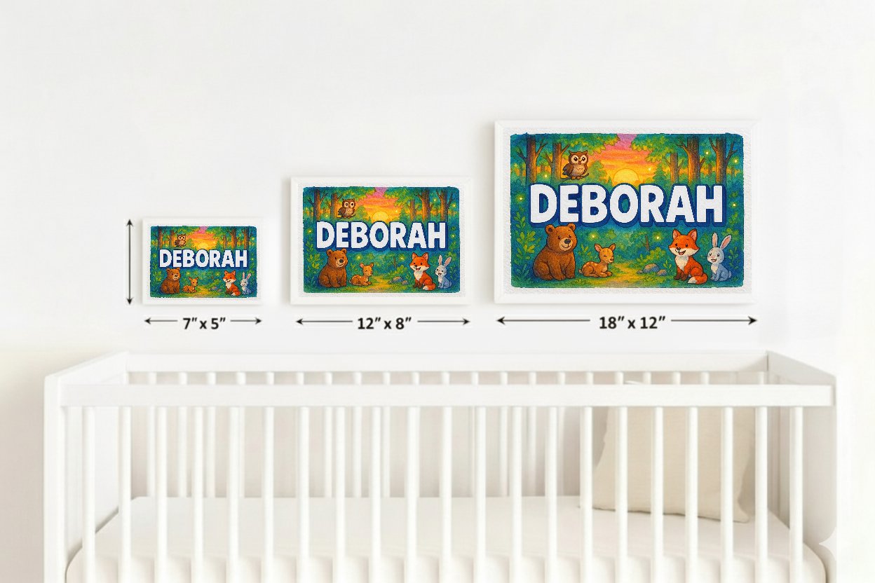 Personalized name art for Deborah