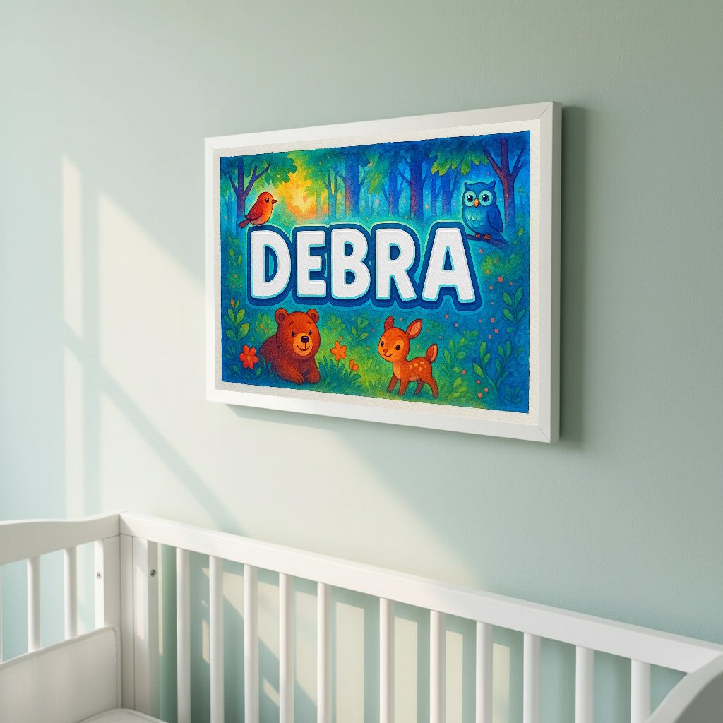 Personalized name art for Debra