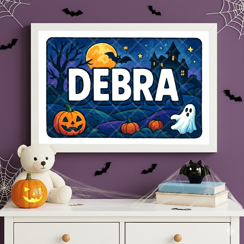 Personalized name art for Debra