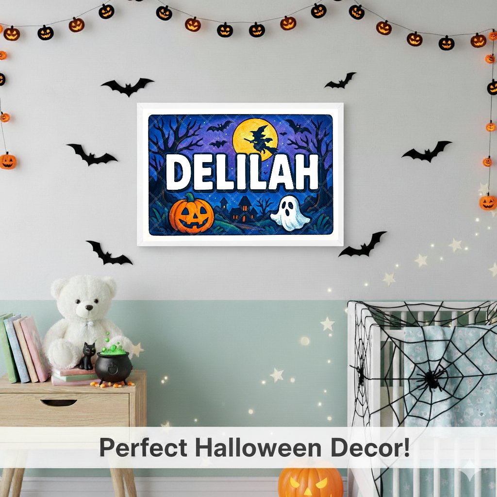 Personalized name art for Delilah