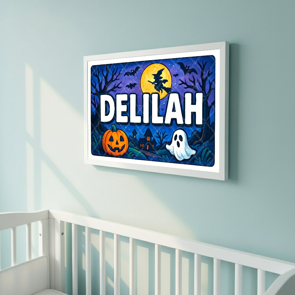 Personalized name art for Delilah
