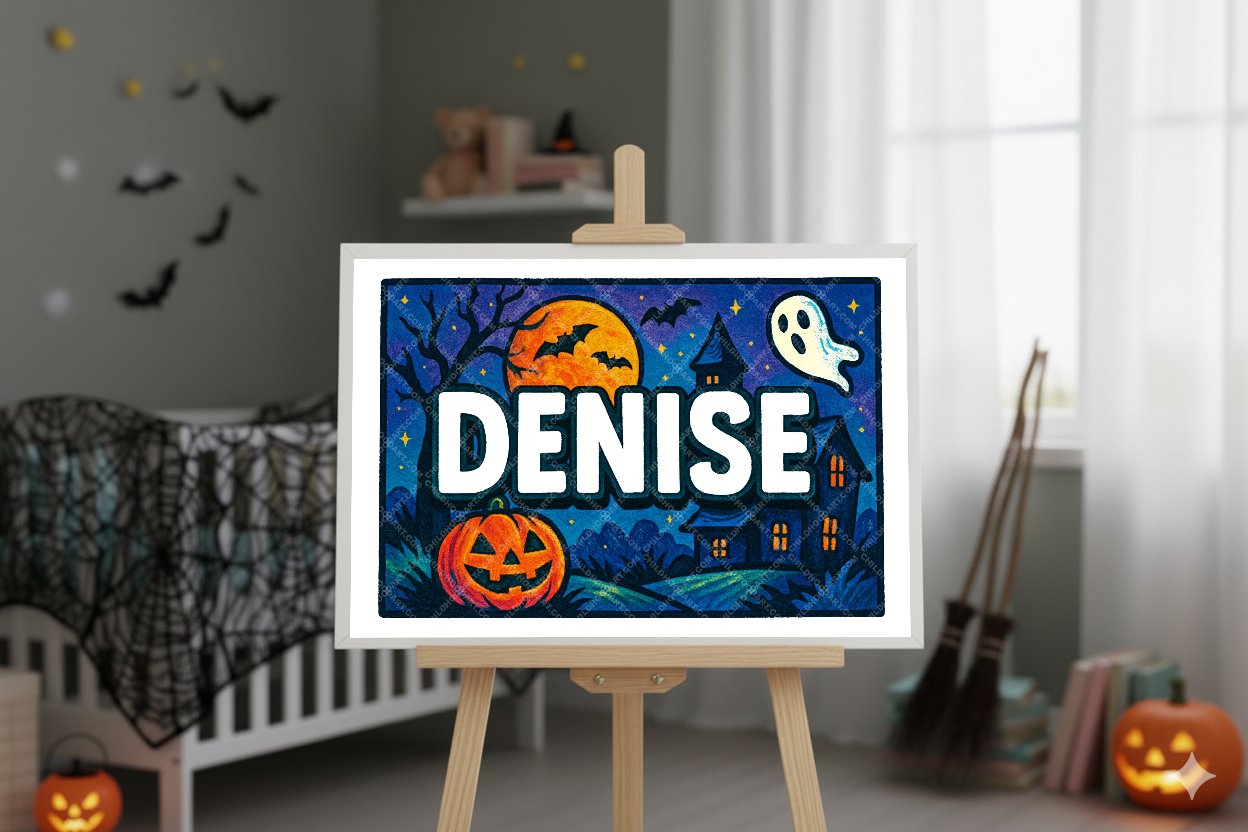 Personalized name art for Denise