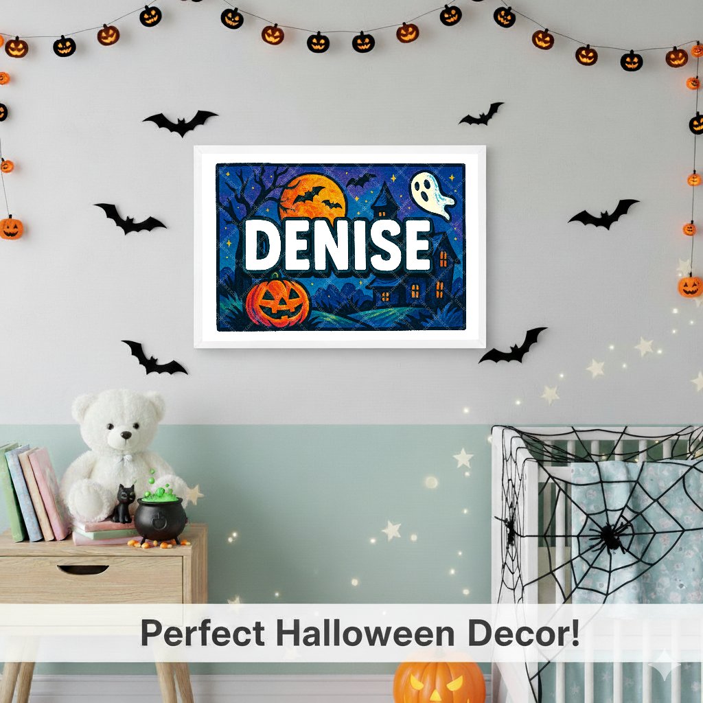 Personalized name art for Denise