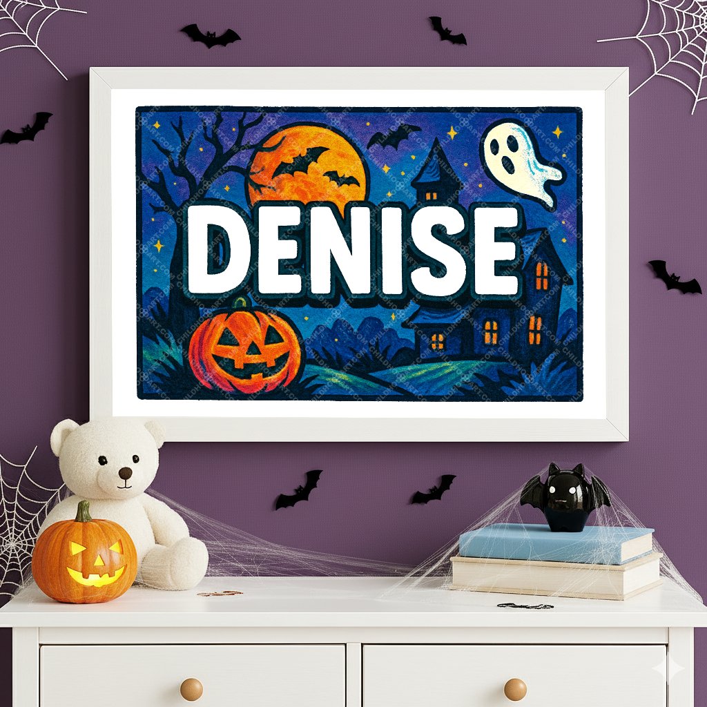 Personalized name art for Denise
