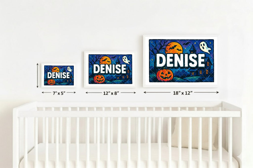 Personalized name art for Denise