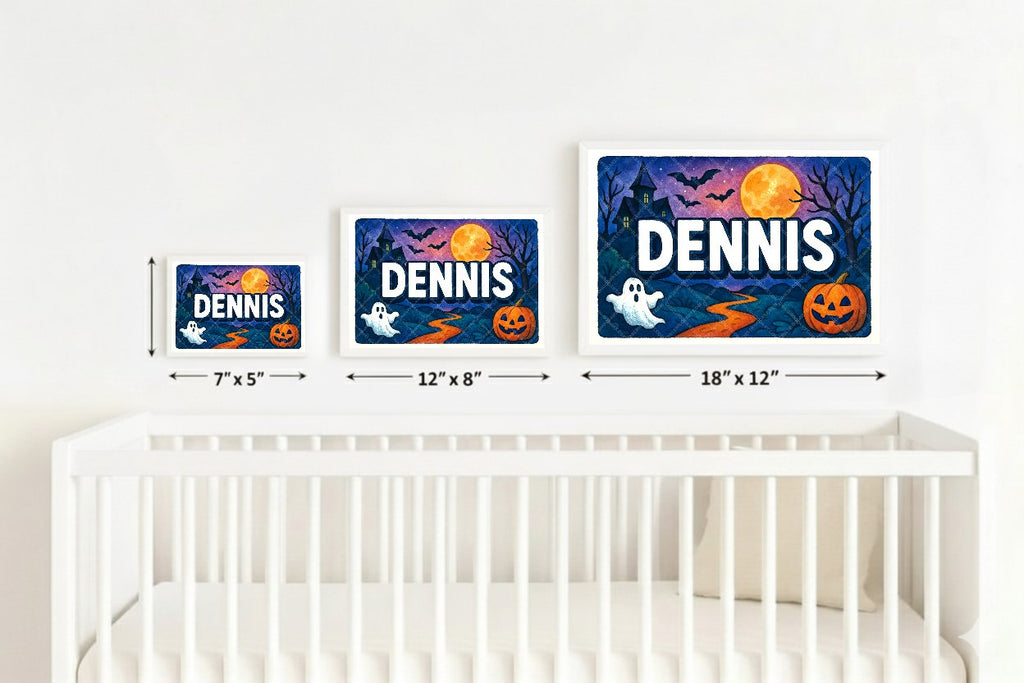 Personalized name art for Dennis
