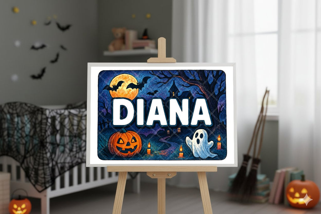 Personalized name art for Diana