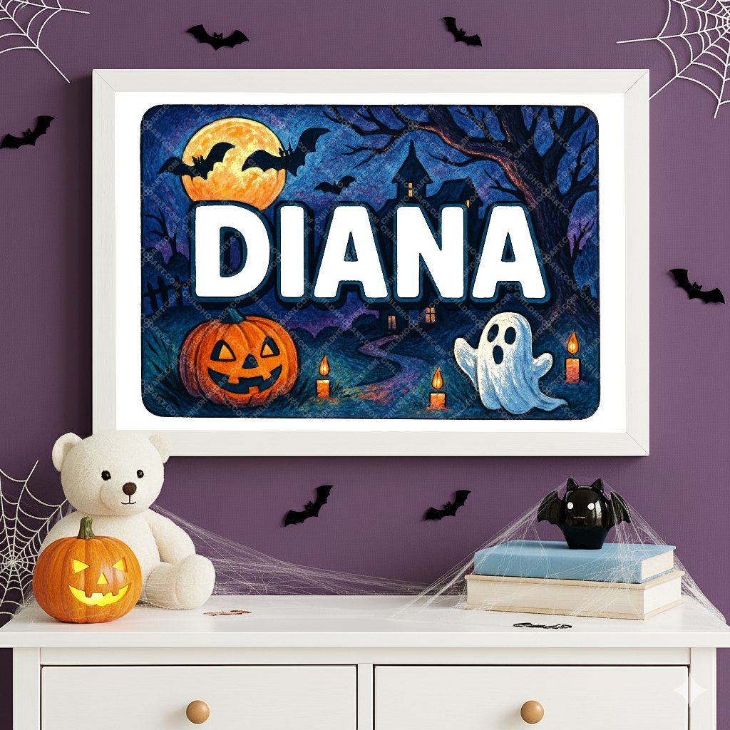 Personalized name art for Diana