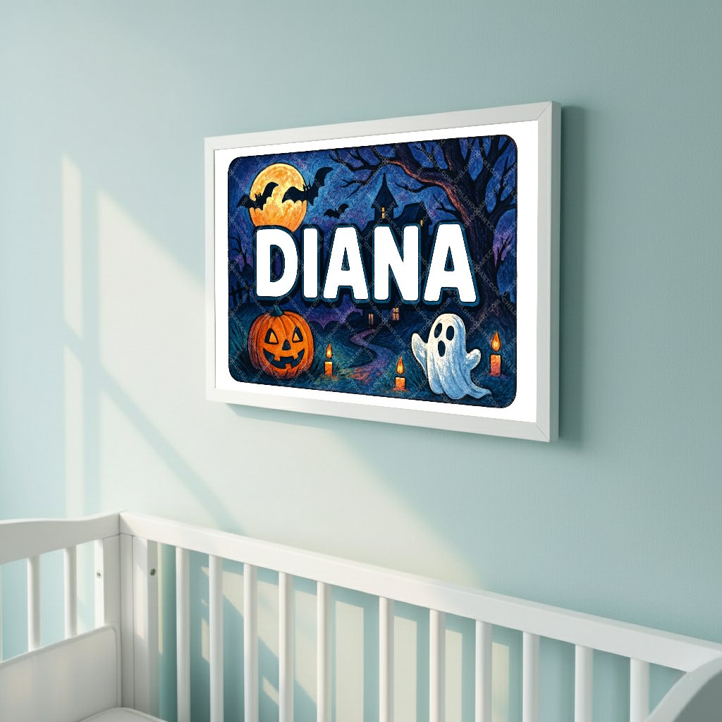 Personalized name art for Diana