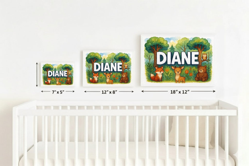 Personalized name art for Diane
