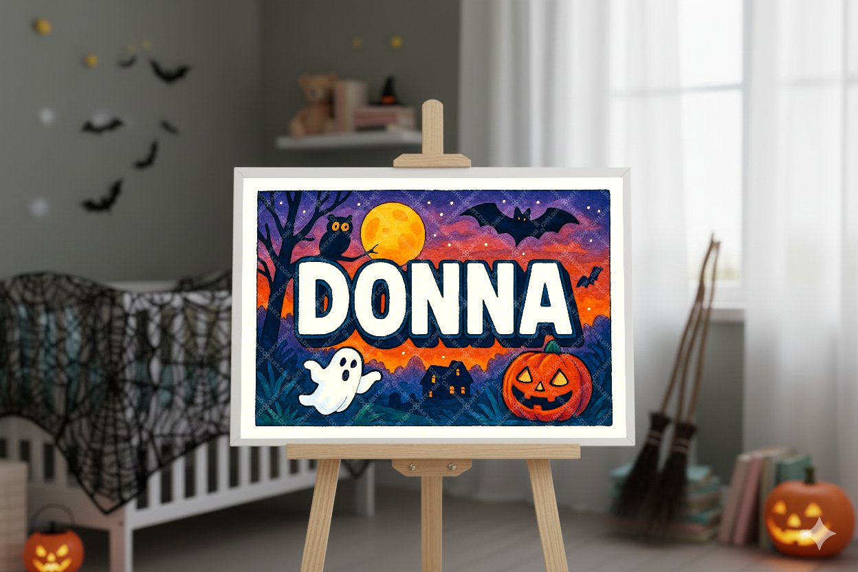 Personalized name art for Donna