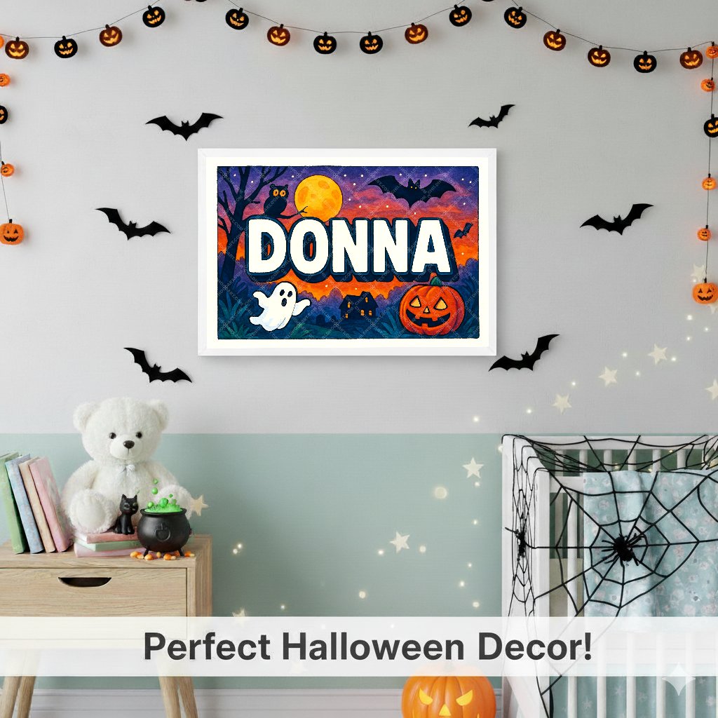Personalized name art for Donna