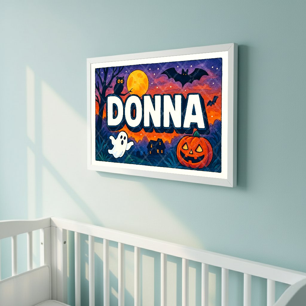 Personalized name art for Donna
