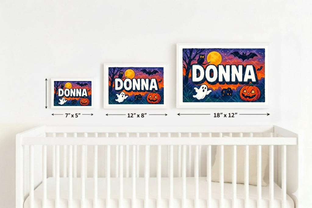Personalized name art for Donna