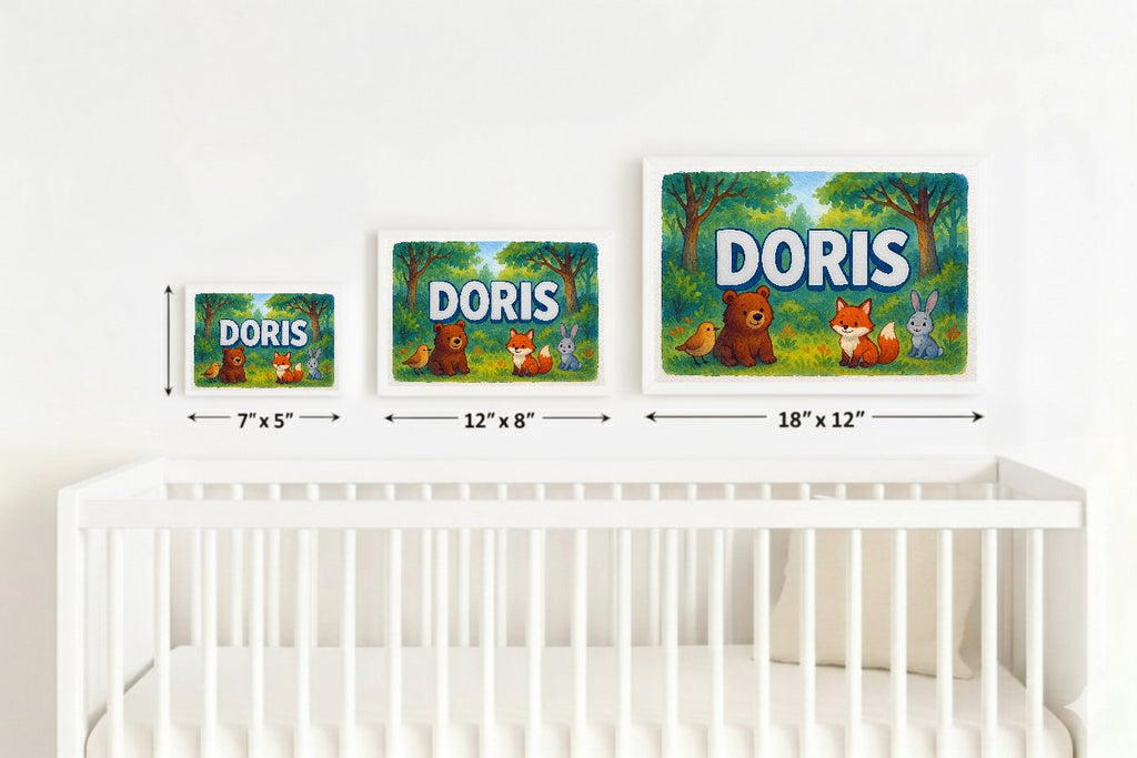 Personalized name art for Doris