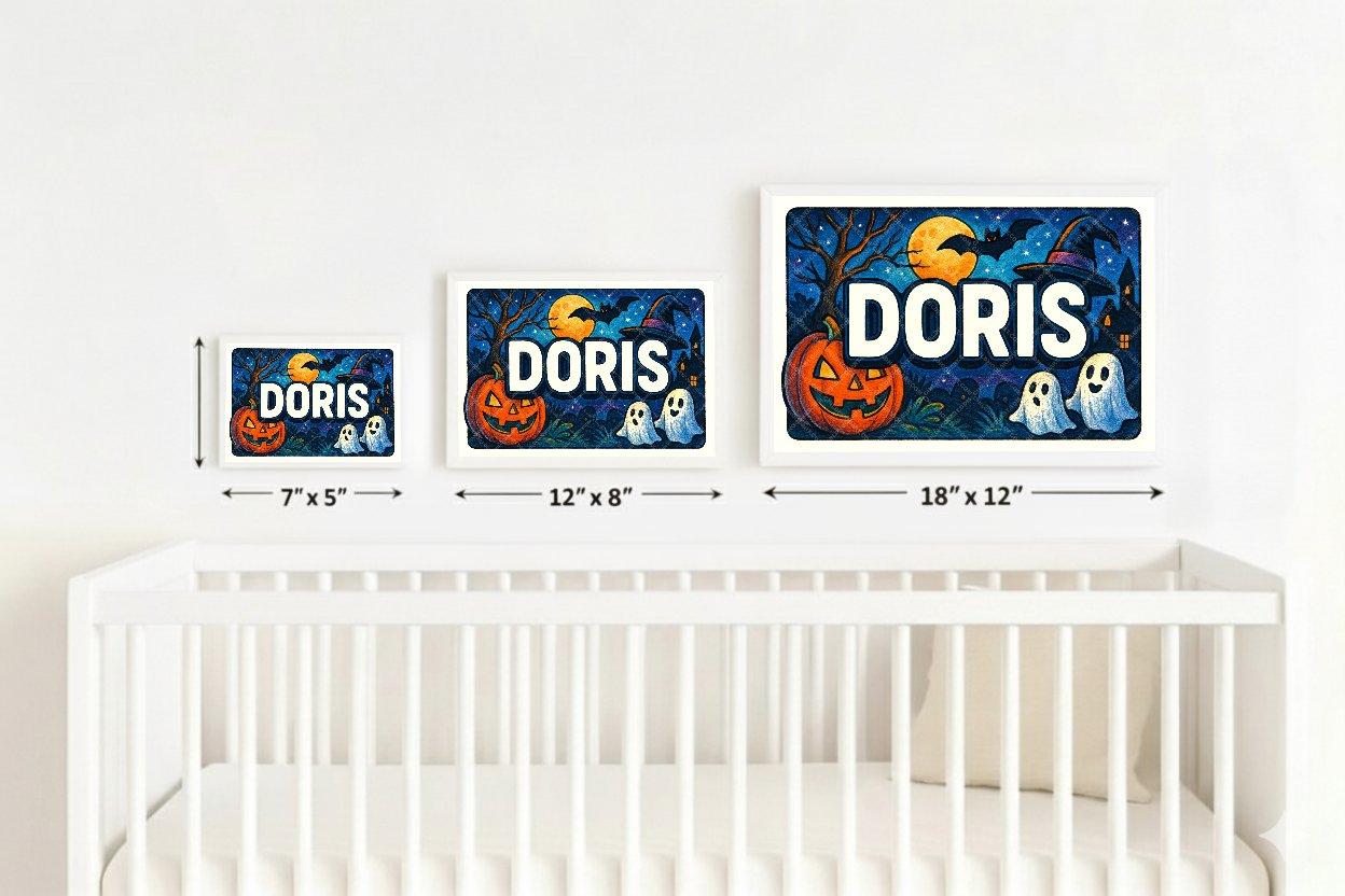 Personalized name art for Doris
