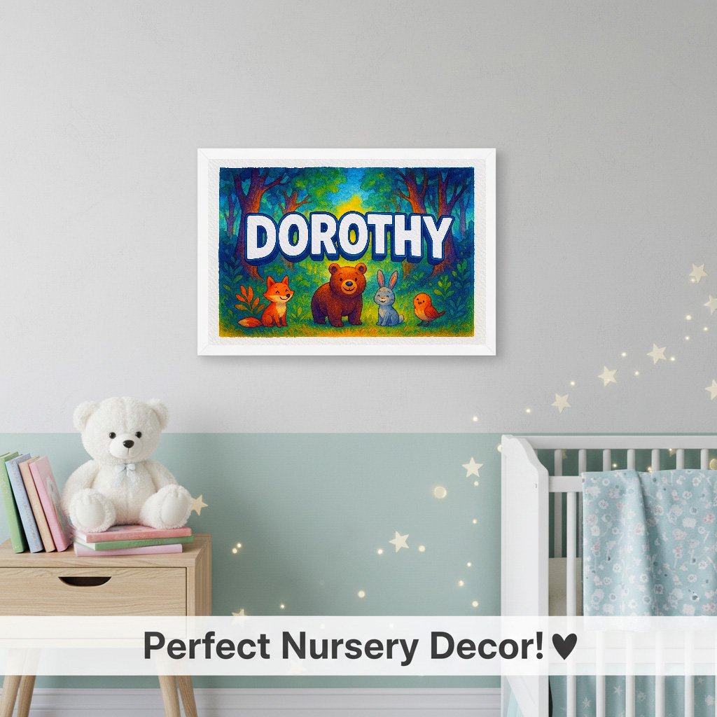 Personalized name art for Dorothy