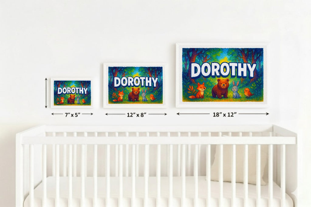 Personalized name art for Dorothy