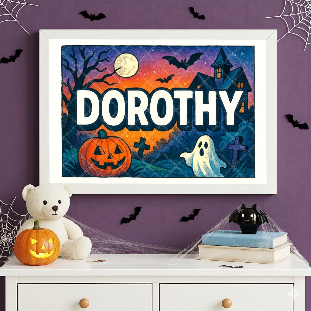 Personalized name art for Dorothy
