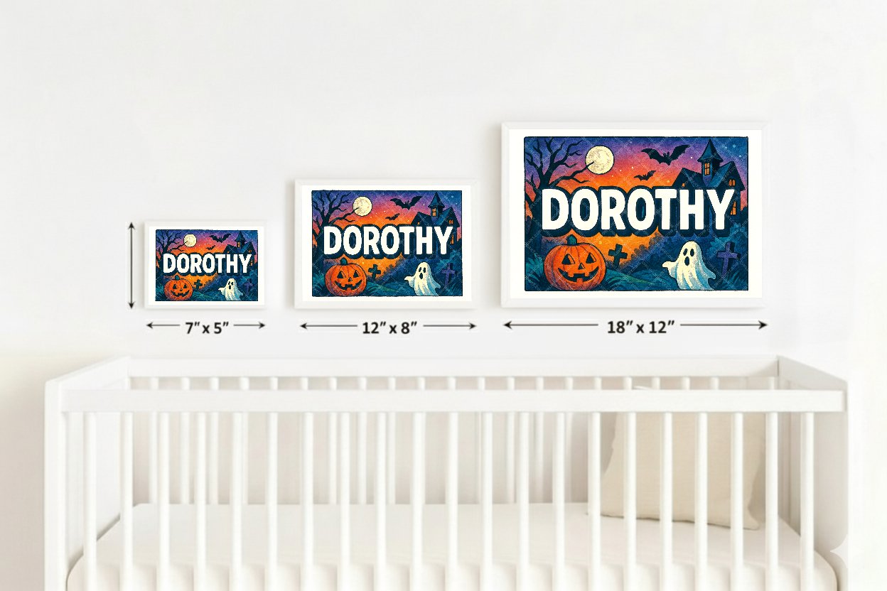 Personalized name art for Dorothy