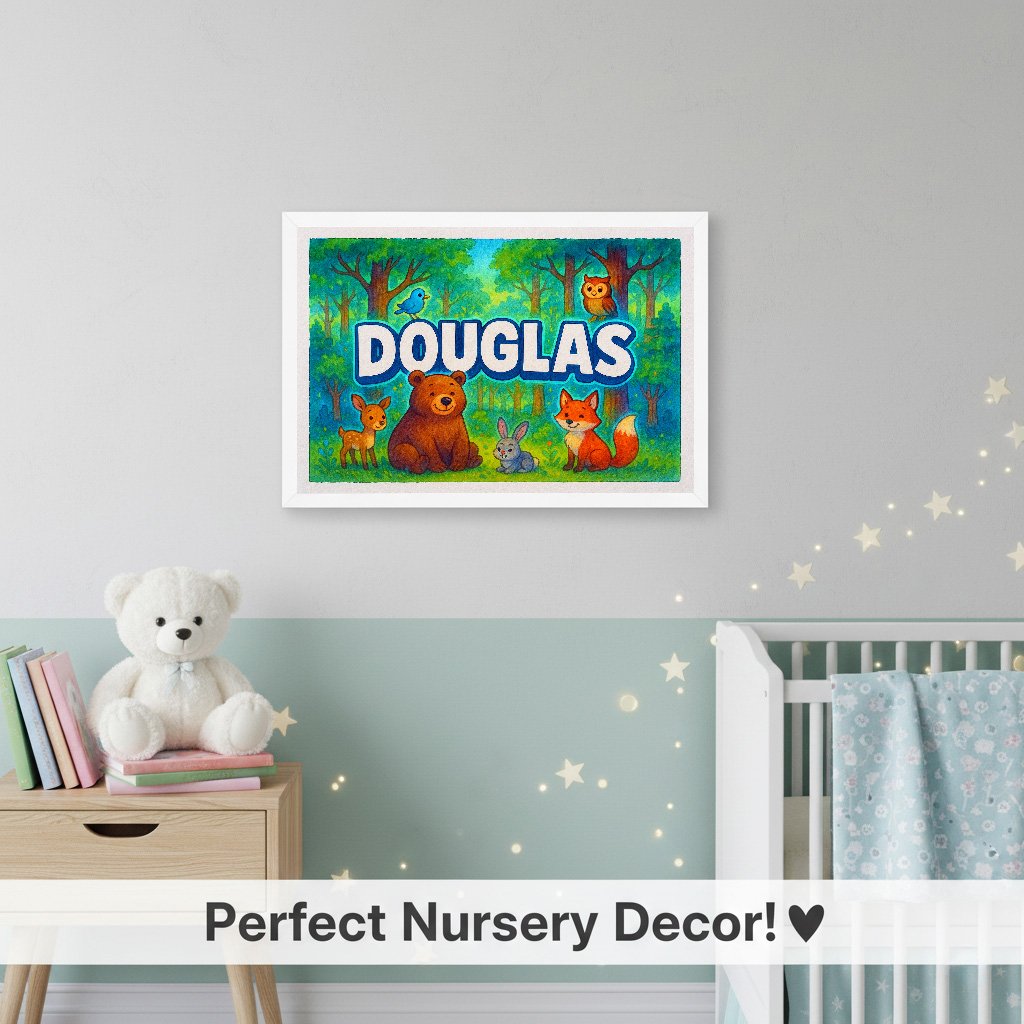 Personalized name art for Douglas