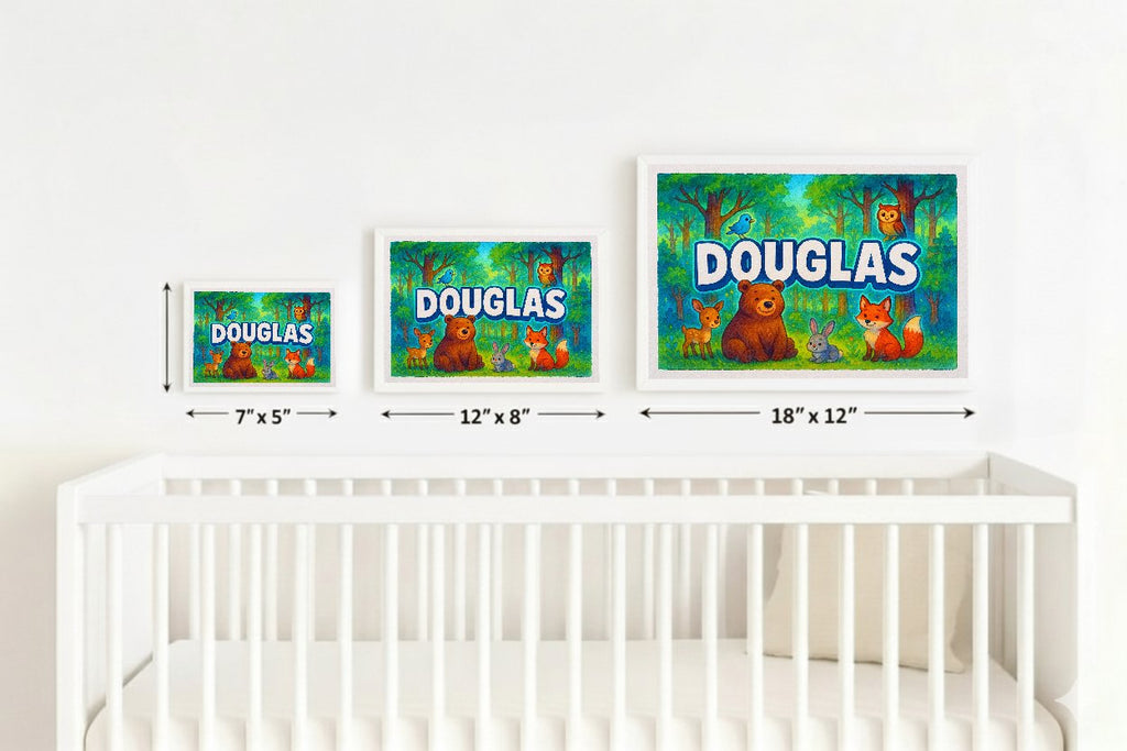 Personalized name art for Douglas