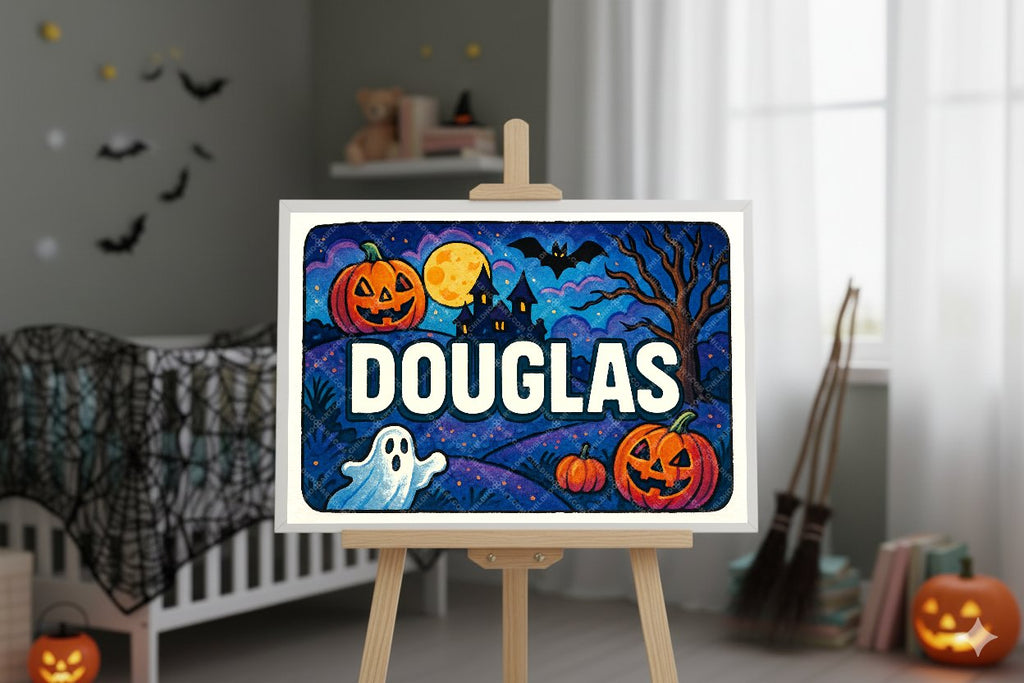 Personalized name art for Douglas