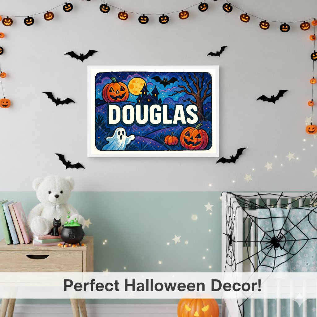 Personalized name art for Douglas