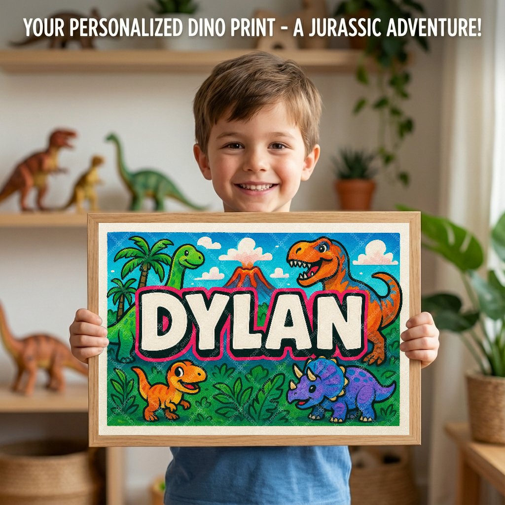 Personalized name art for Dylan