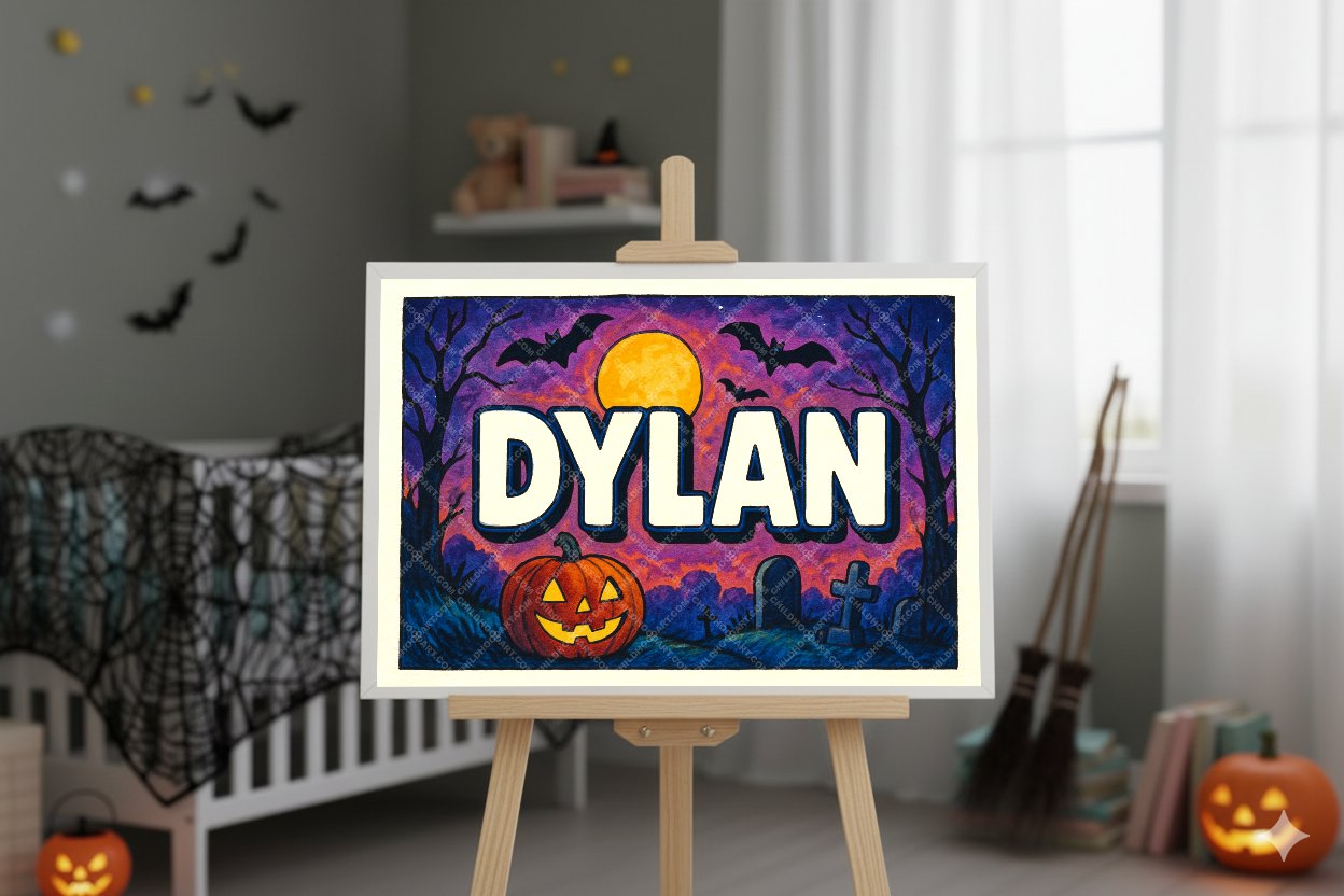 Personalized name art for Dylan