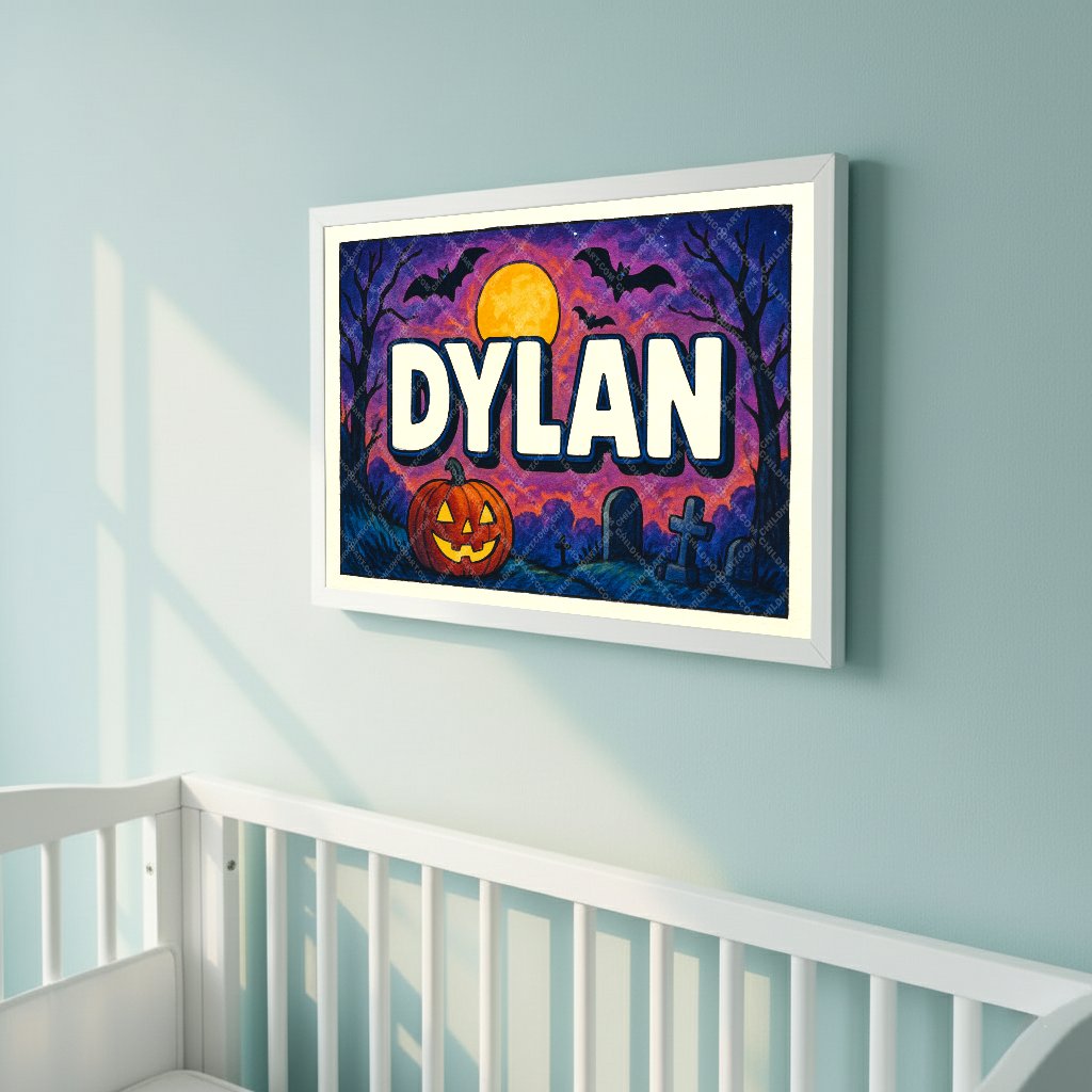Personalized name art for Dylan